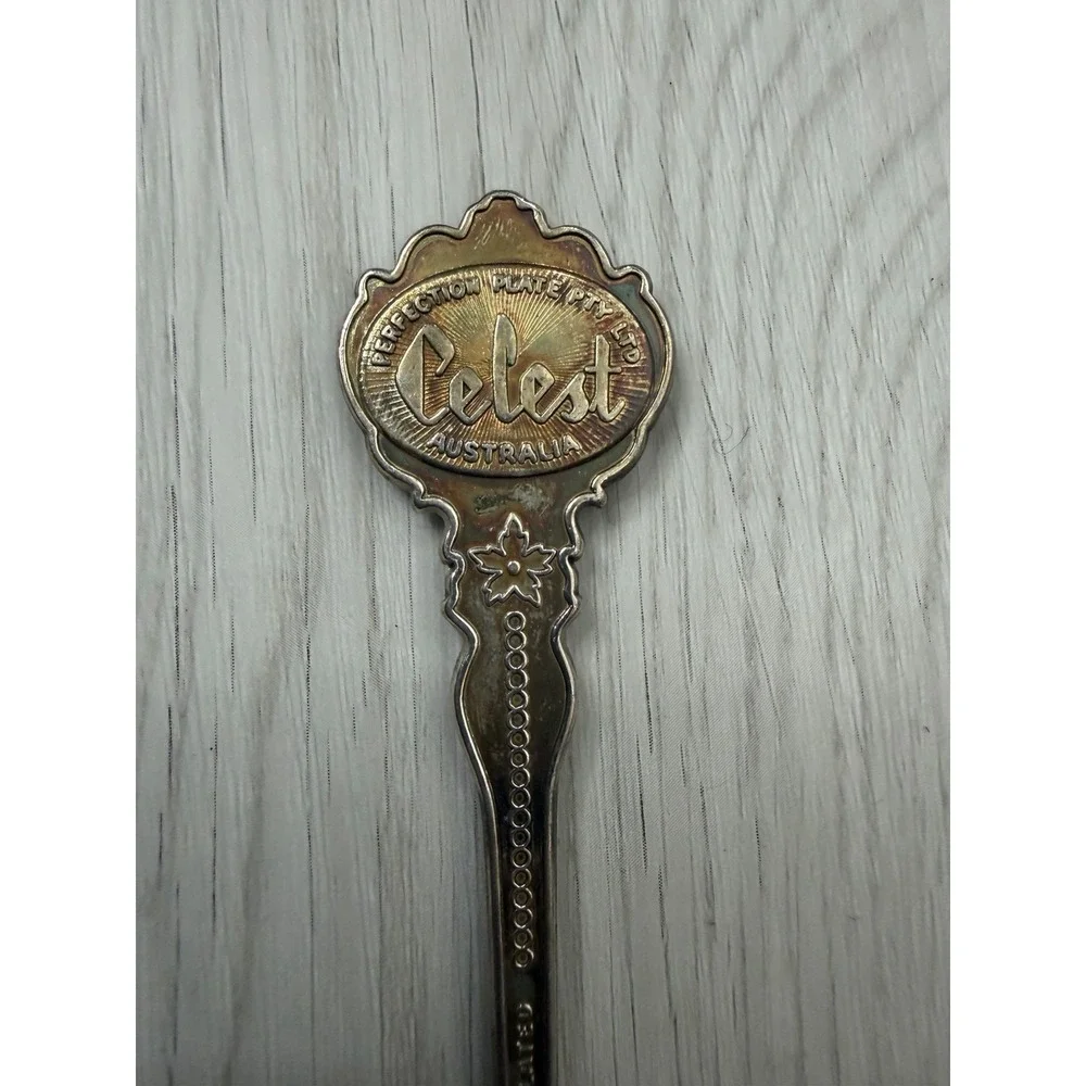 Idaho Mountain Bluebird Syringa State Souvenir Spoon Celest Australia